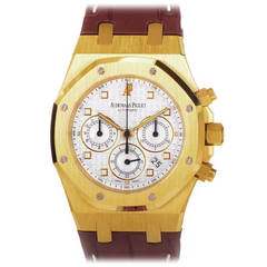 Audemars Piguet Yellow Gold Royal Oak Chronograph Wristwatch