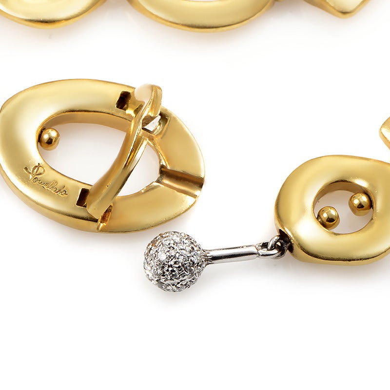 Women's Pomellato Diamond Two Color Gold Choker Necklace
