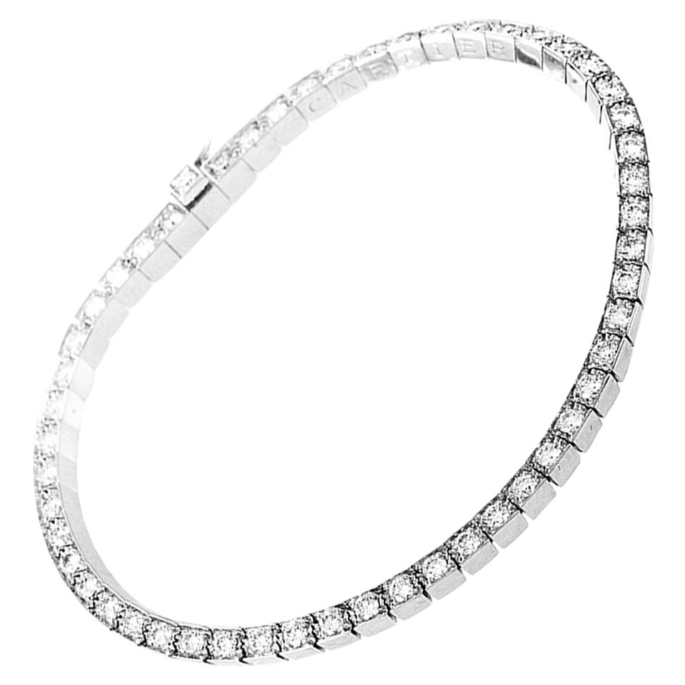 Cartier Laniere Diamond Gold Tennis Bracelet
