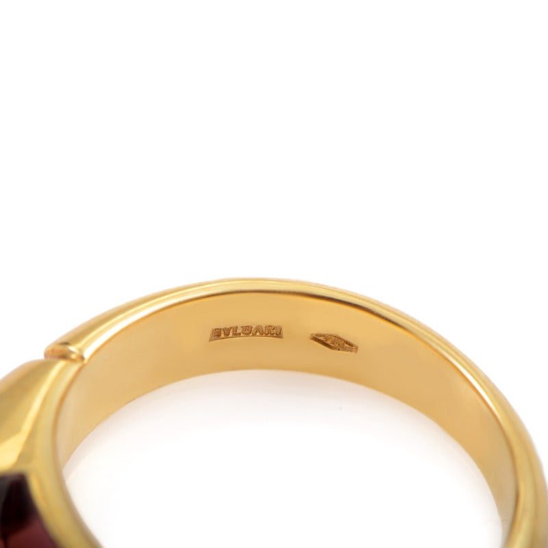 Women's Bulgari Tourmaline Gold Ring