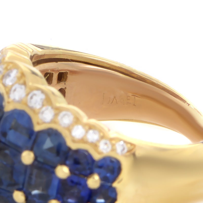 Women's Piaget Sapphire Diamond Gold Band Ring