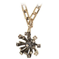 Lanvin Costume Brooch/Pendant Necklace