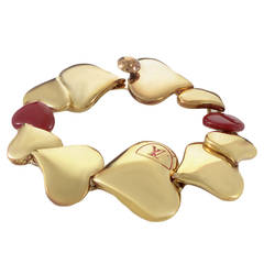 Retro Louis Vuitton Heart Bracelet