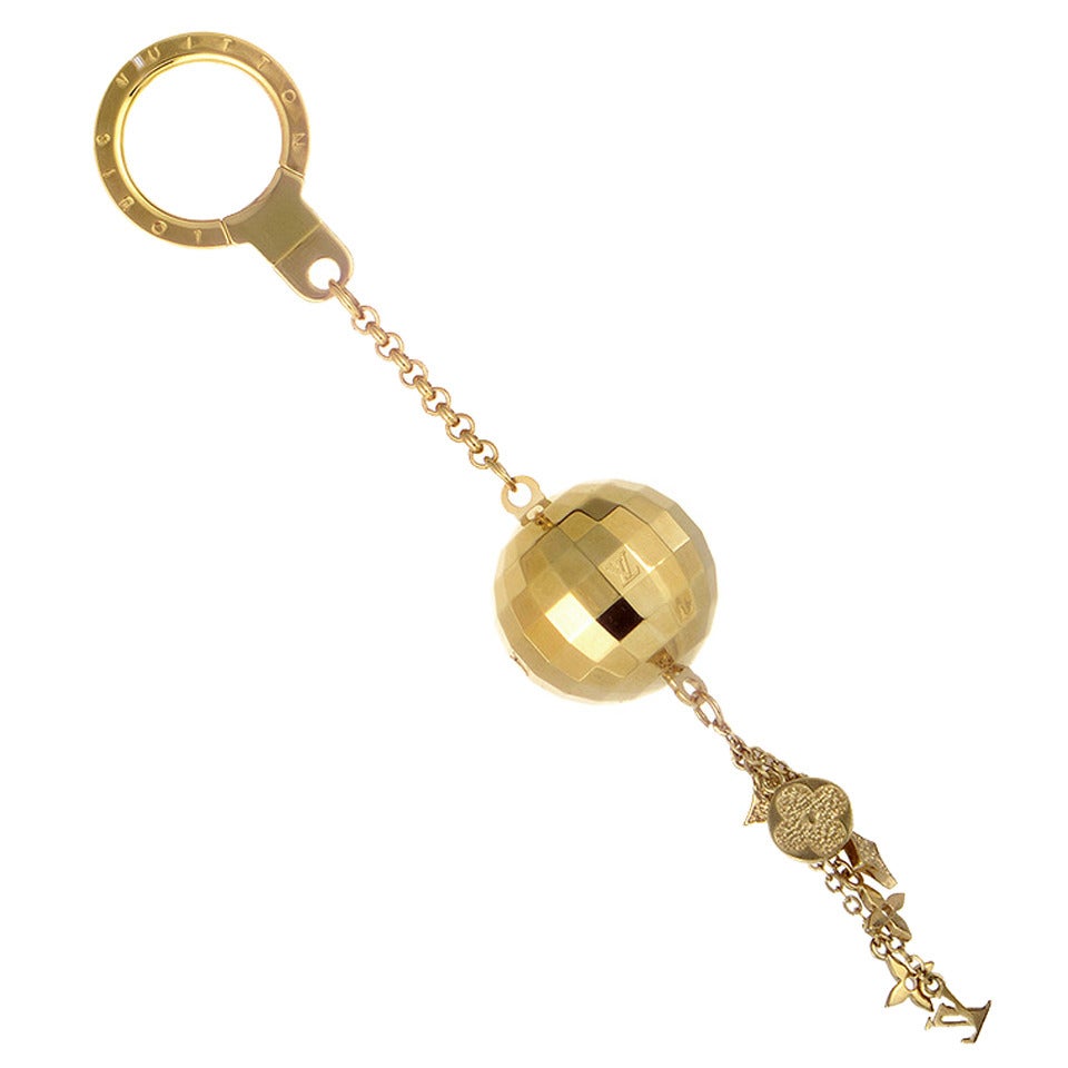 Louis Vuitton Mirrored Disco Ball Keychain