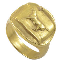 Kieselstein-Cord Yellow Gold Horse Ring