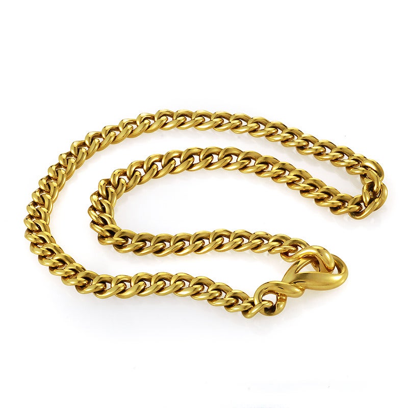 Pomellato Nudo Gold Chain Link Necklace at 1stdibs