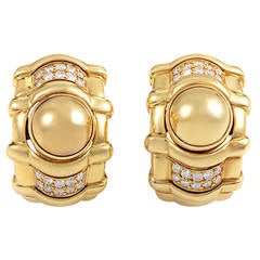 Piaget Diamond Gold Huggie Earrings 6