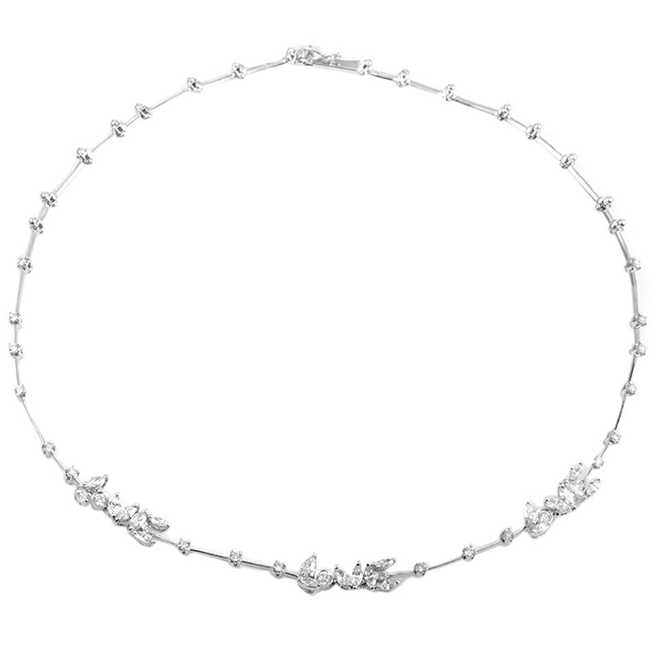 Stefan Hafner Diamond Gold Love Collar Necklace