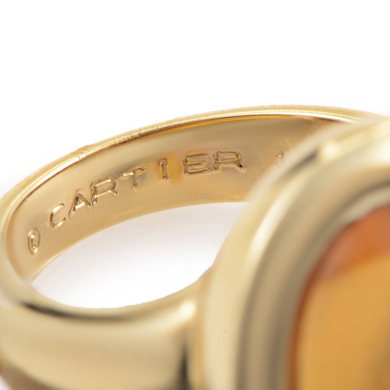 Women's Cartier Paris Rias Citrine Gold Ring