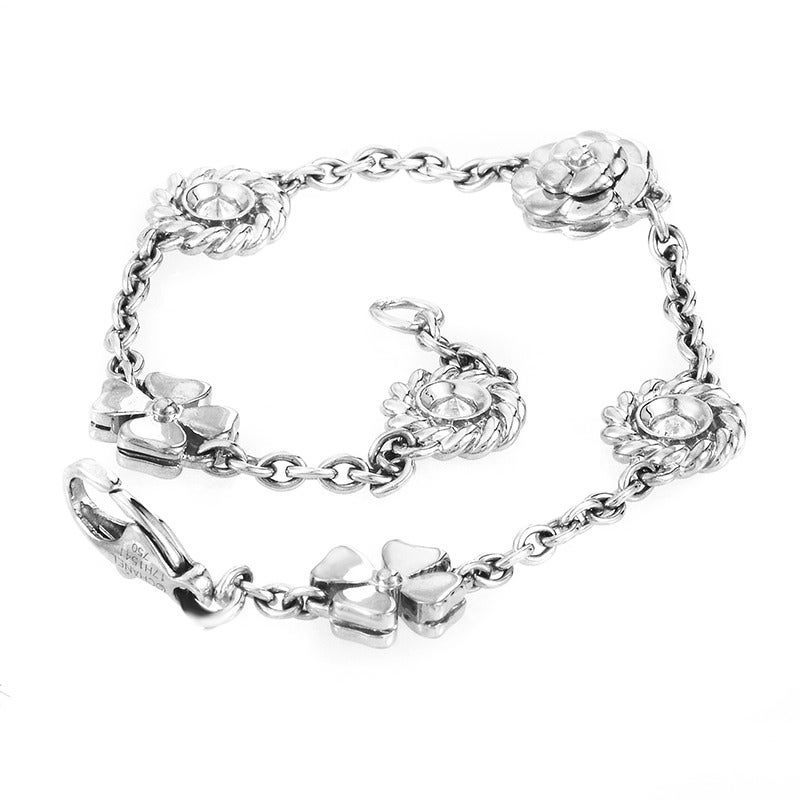 Chanel Camélia White Gold Diamond Bracelet