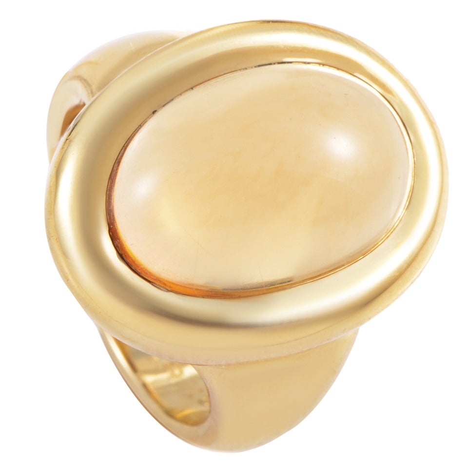 Cartier Paris Rias Citrine Gold Ring