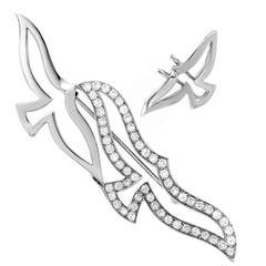 Cartier Diamond Gold Bird Brooch 3