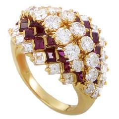 Piaget Ruby Diamond Gold Ring