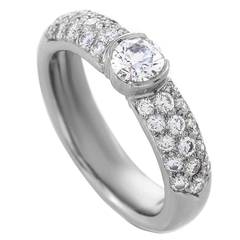 Tiffany & Co. Etoile Diamond Platinum Engagement Ring