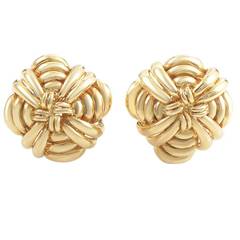 Tiffany & Co. Gold Clip-On Earrings