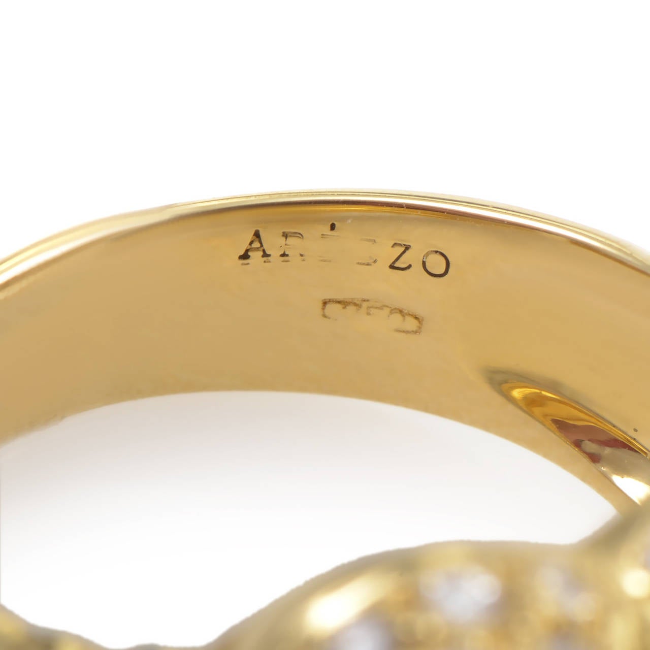 Women's Arrezo Turquoise Diamond Gold Ring