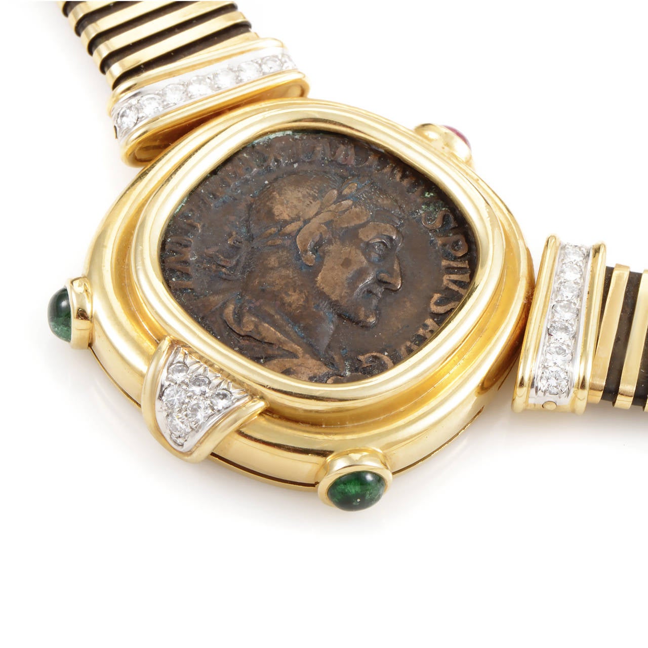 bulgari coin necklace