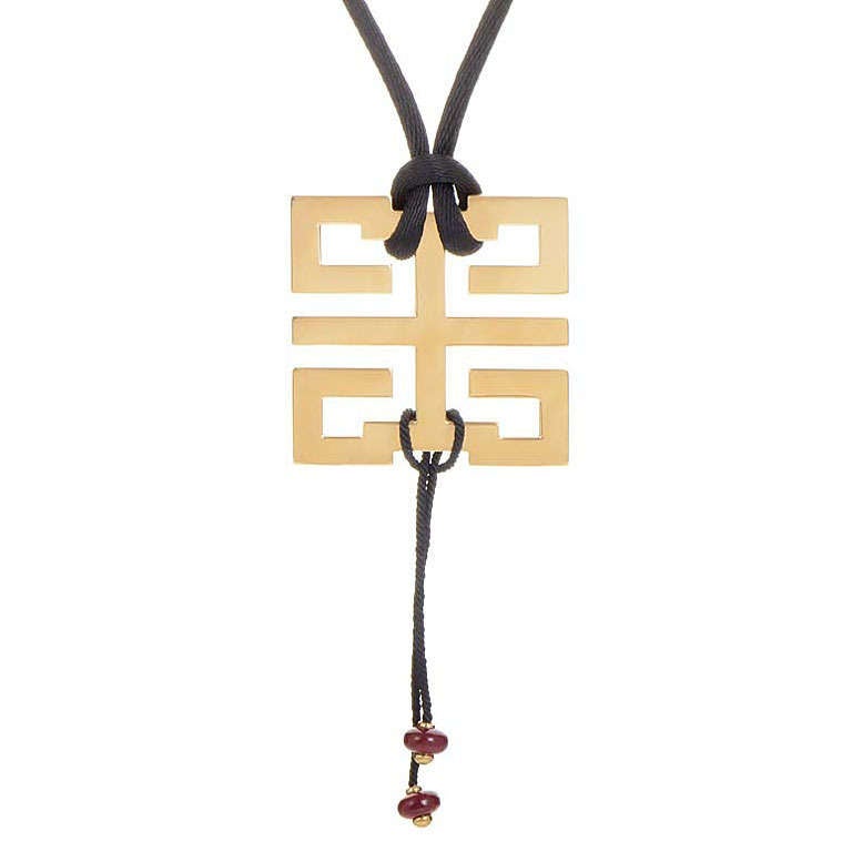 Cartier Le Baiser du Dragon Ruby Yellow Gold Pendant Necklace