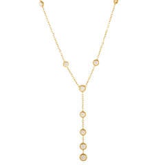 Cartier Diamond Yellow Gold Necklace