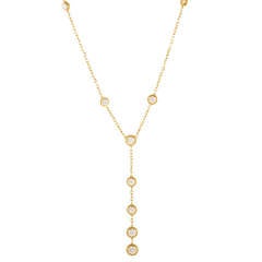 Cartier Diamond Yellow Gold Necklace