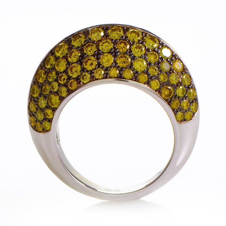 chopard yellow diamond ring