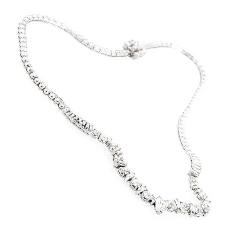 Women's Diamond Platinum Necklace