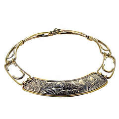 Carrera y Carrera Silver Yellow Gold Romeo and Juliet Collar Necklace