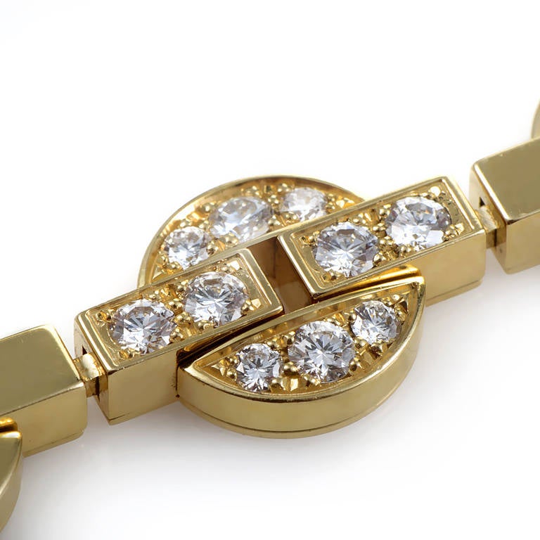 Cartier Himalia Diamond Yellow Gold Bracelet