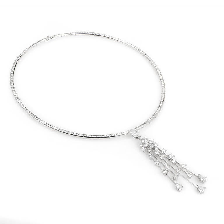 Chanel Cascading Diamonds White Gold Necklace