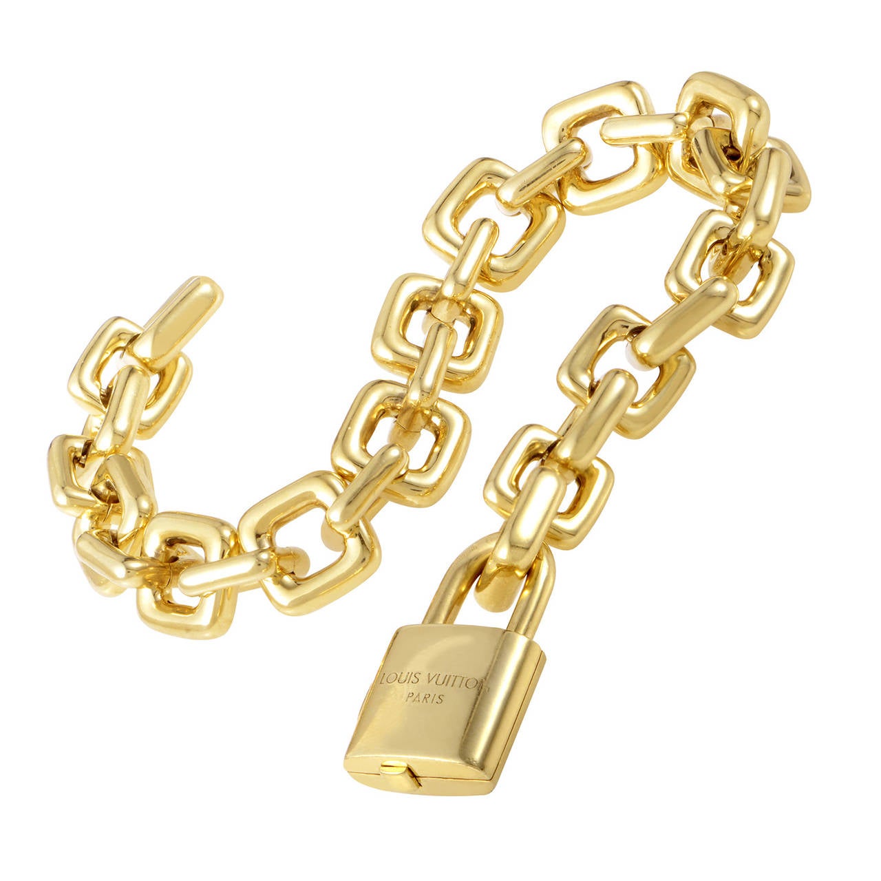 lv bracelet with lock