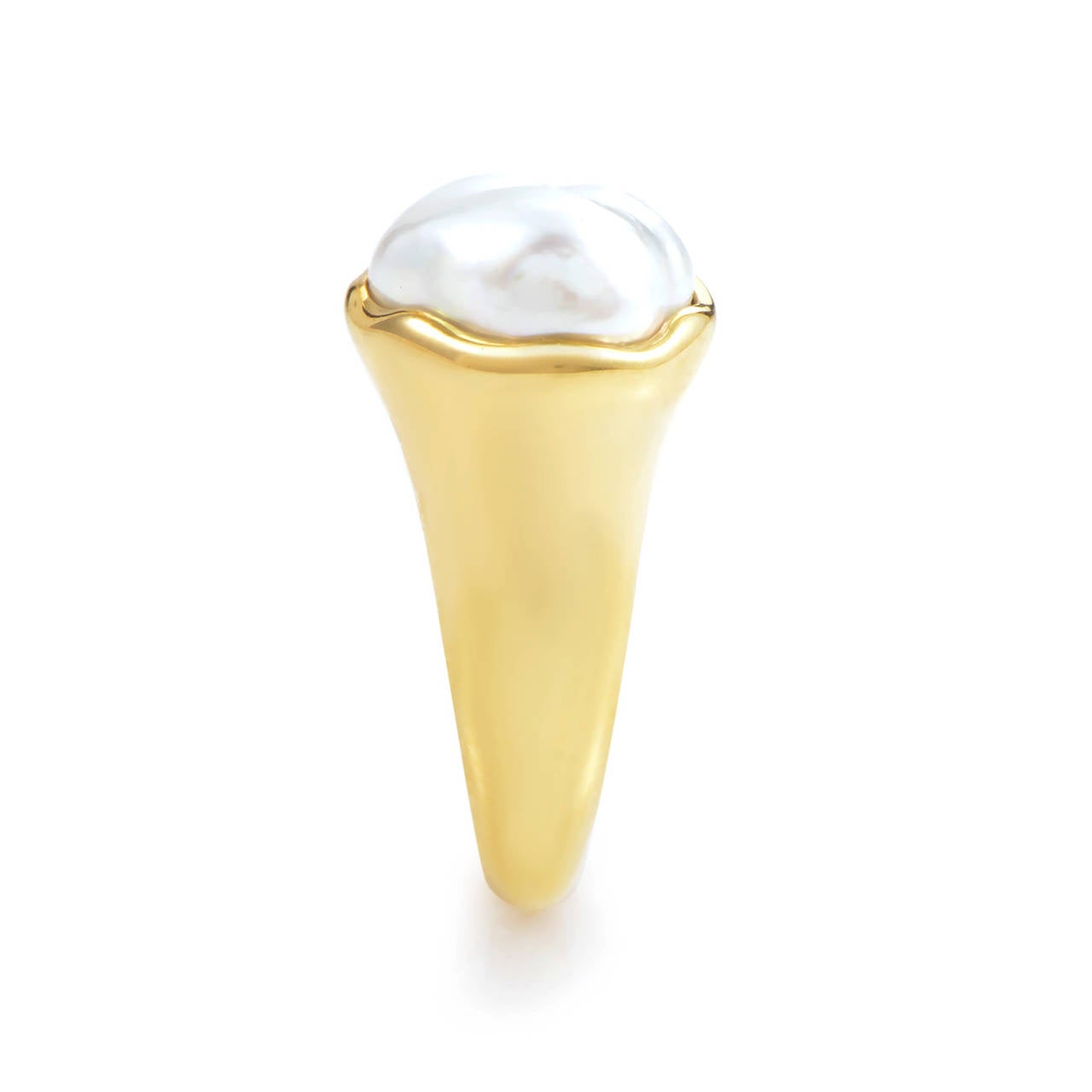 tiffany pearl ring gold