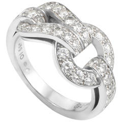 Cartier Agrafe Diamant Weißgold Ring