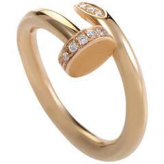 Cartier Juste un Clou Bague en or rose et diamants