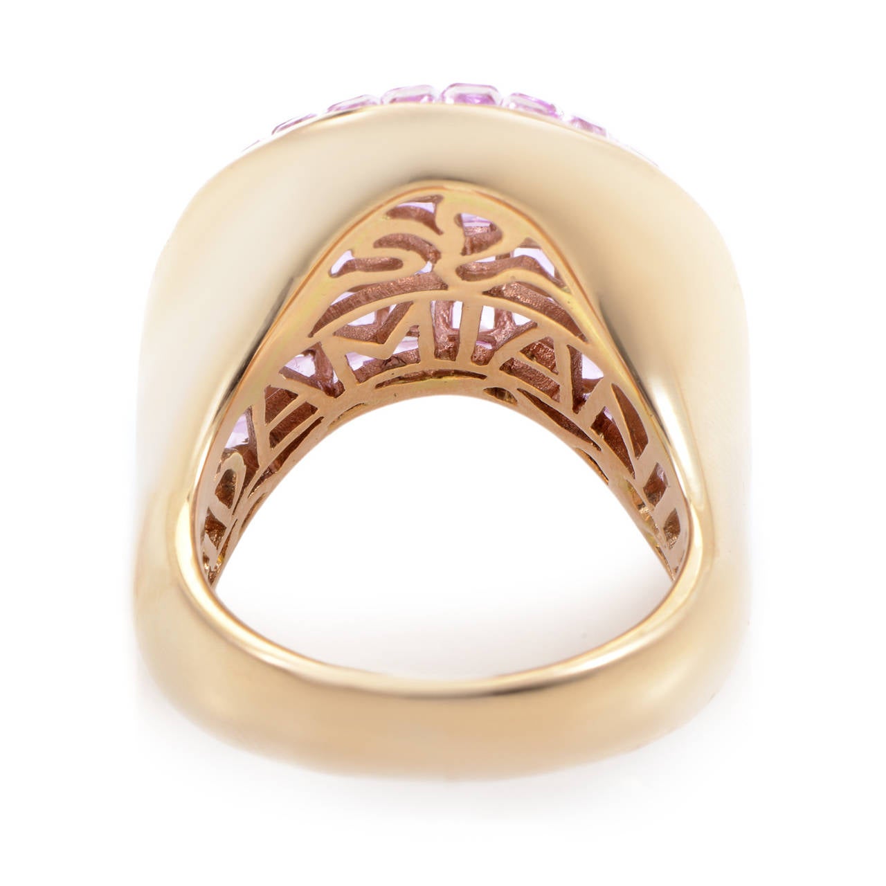Women's Damiani Pink Sapphire Gold Ring