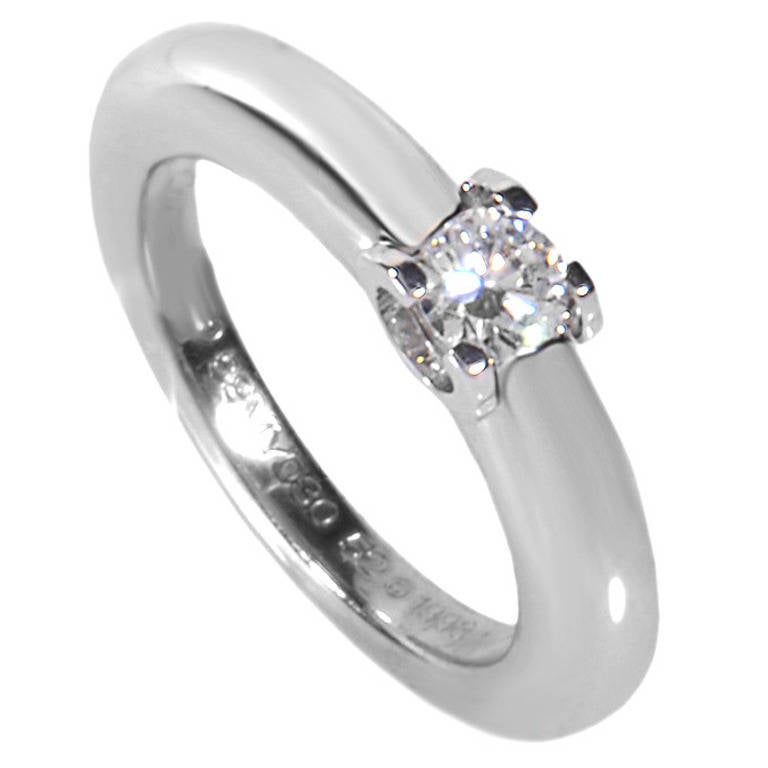 Cartier white gold wedding ring