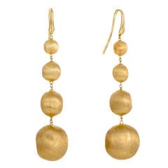 Marco Bicego Africa Yellow Gold Drop Earrings