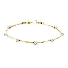 Tiffany & Co. Etoile Diamond Yellow Gold Platinum Bracelet