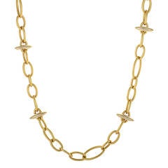 Pomellato Yellow And White Gold Links Necklace