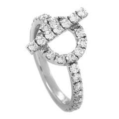 Hermes Finesse Diamond White Gold Ring