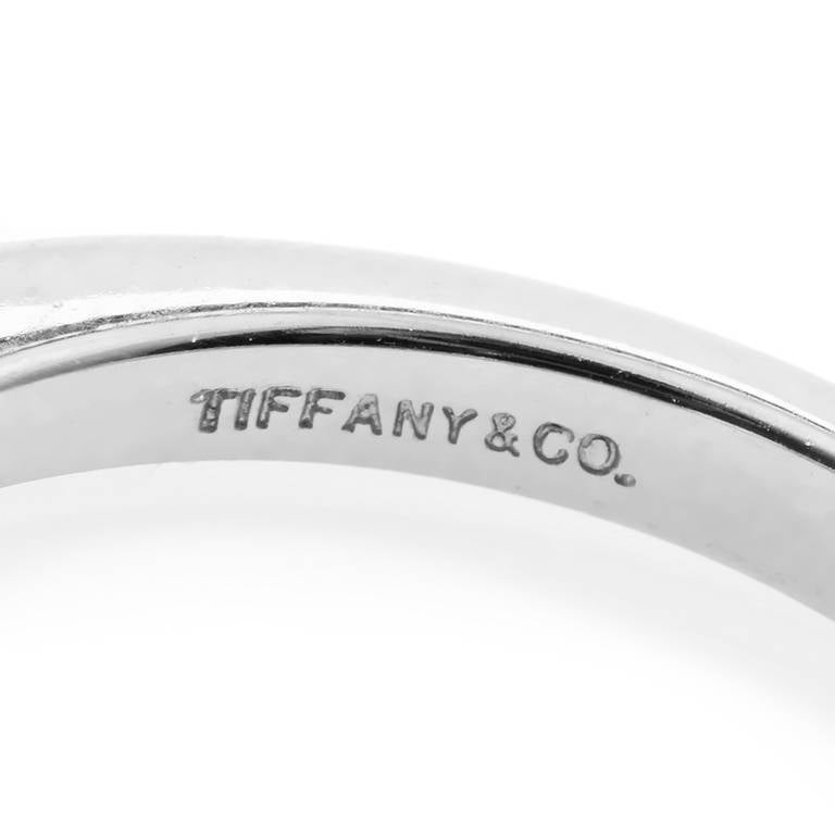 Women's Tiffany & Co. Three Diamond Platinum Engagement Ring