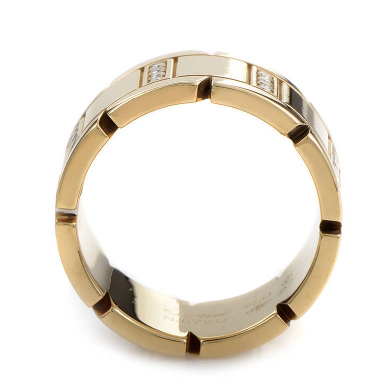 cartier tank francaise ring yellow gold