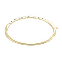 Roberto Coin Yellow Gold Signature Bangle Bracelet Roberto Coin Yellow Gold Signature Bangle Bracelet