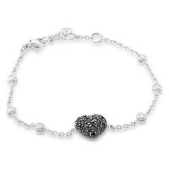 Chopard Multi Diamond White Gold Heart Bracelet