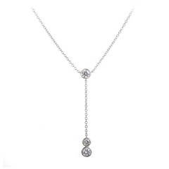 Tiffany & Co. Diamonds by the Yard Platinum Pendant Necklace