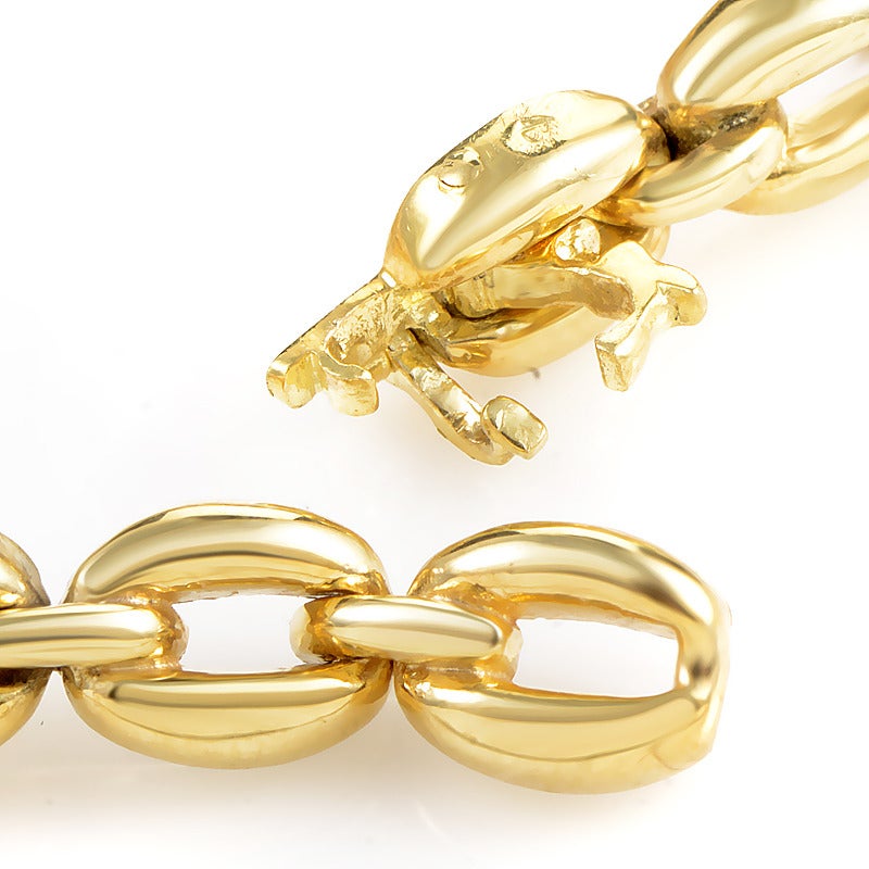 Van Cleef & Arpels Diamond Yellow Gold Flower Bracelet