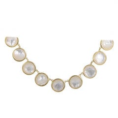 Ippolita Rock Candy Mother of Pearl Gold Collar Necklace
