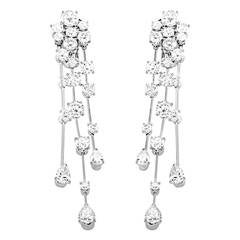 Chanel Pluie de Diamants Diamond White Gold Drop Earrings