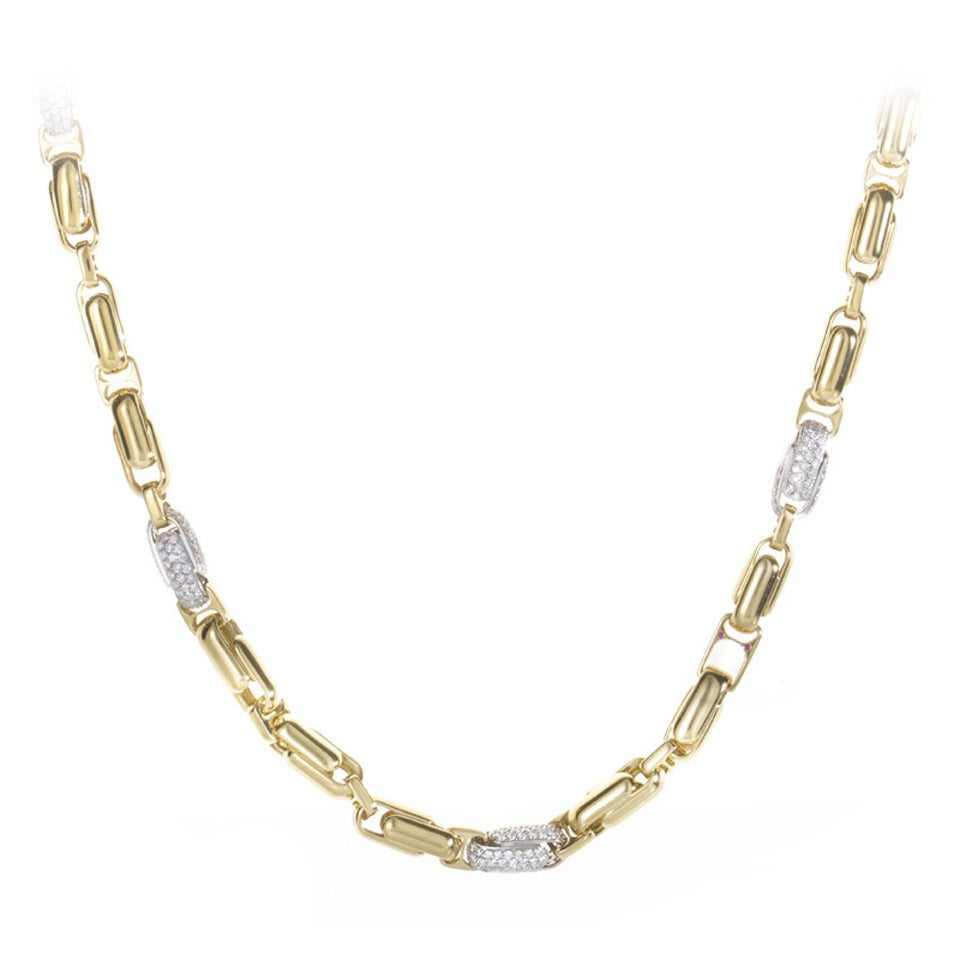 Roberto coin diamond bar necklace clearance