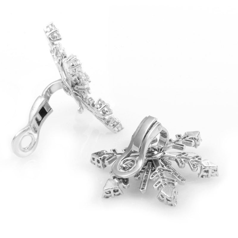van cleef snowflake earrings