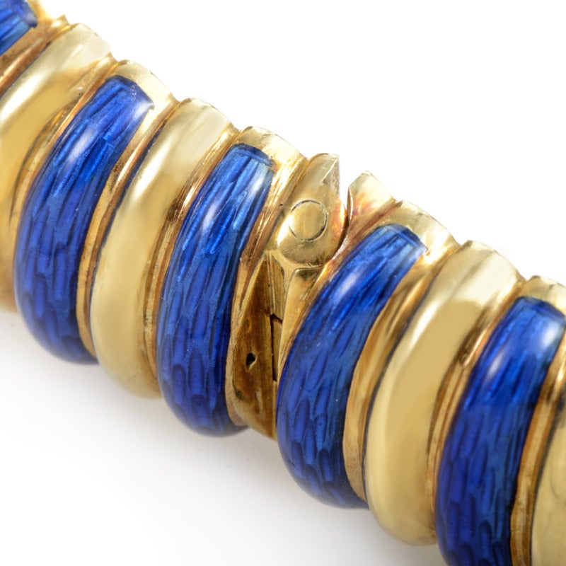 cartier blue yellow bracelet